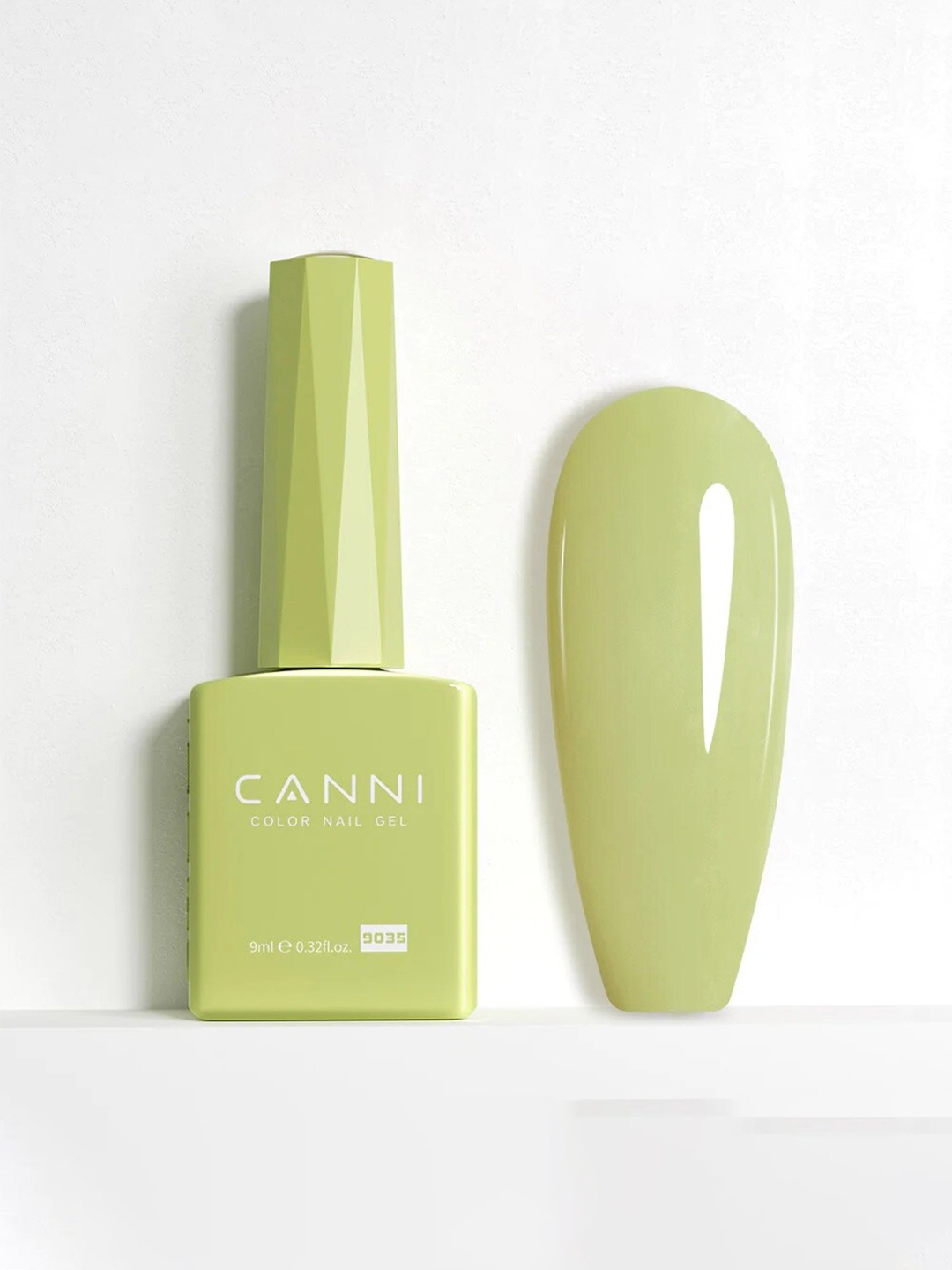

CANNI Color Nail Gel UV LED Long Lasting Nail Polish 9ml - Shade 9035, Green