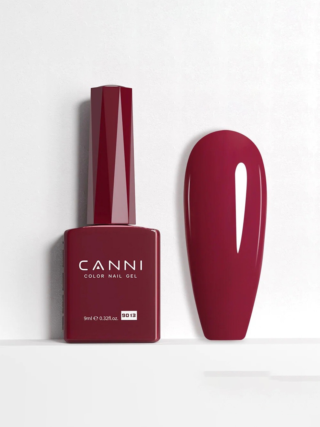 

CANNI Color Nail Gel UV LED Long Lasting Nail Polish 9ml - Shade 9013, Maroon