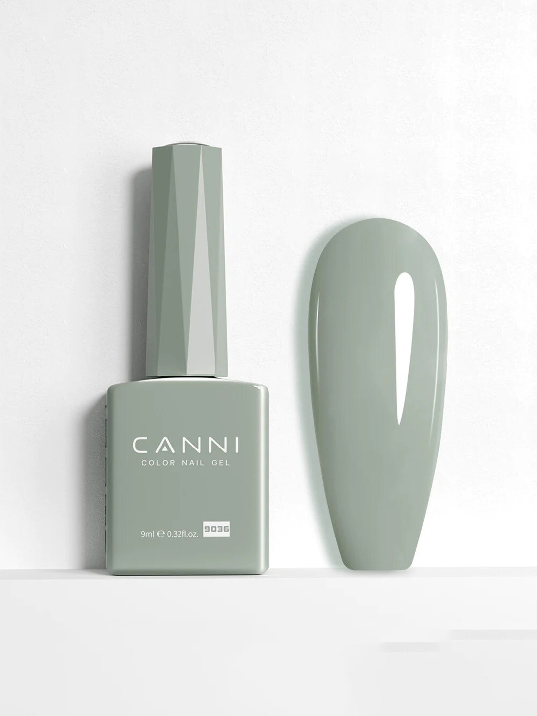 

CANNI Color Nail Gel UV LED Long Lasting Nail Polish 9ml - Shade 9036, Sea green