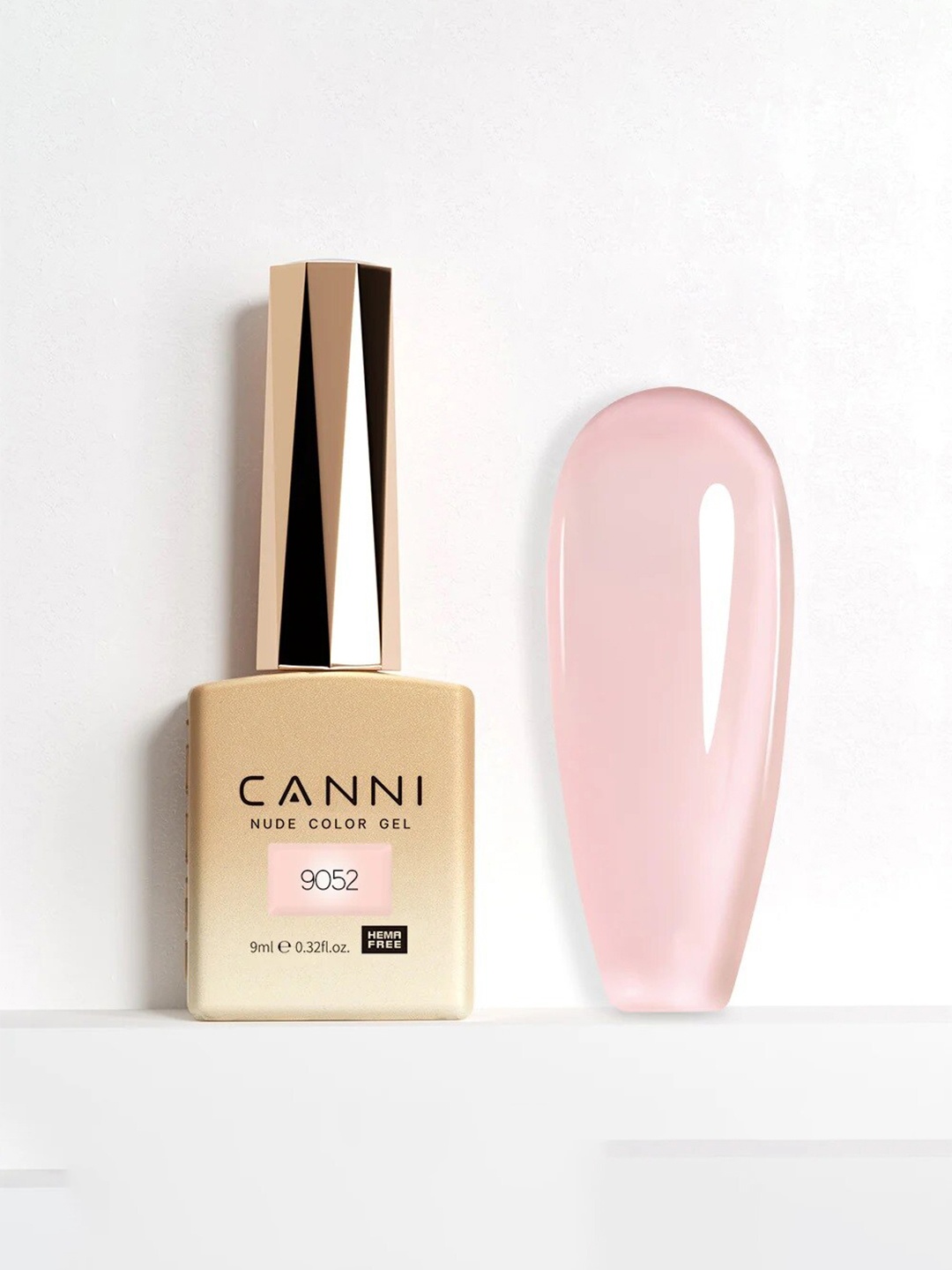 

CANNI Hema-Free Color UV LED Nail Gel Polish 9ml - Shade 9052, Pink