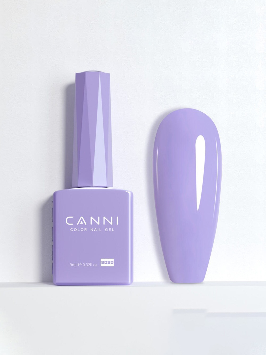 

CANNI Color Nail Gel UV LED Long Lasting Nail Polish 9ml - Shade 9080, Lavender