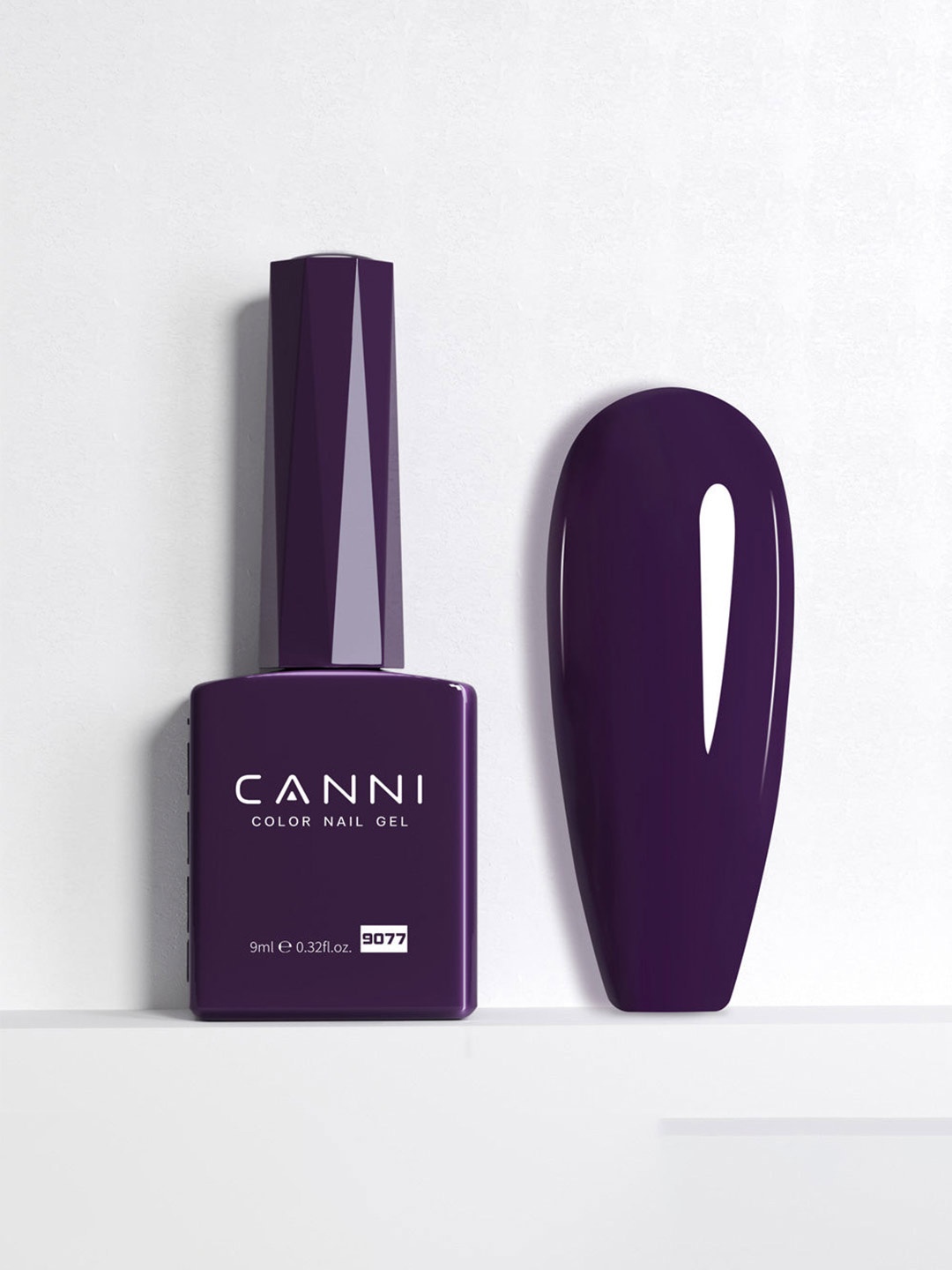 

CANNI Color Nail Gel UV LED Long Lasting Nail Polish 9ml - Shade 9077, Violet
