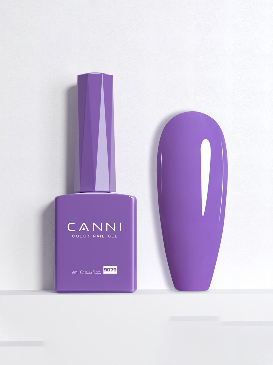 

CANNI Color Nail Gel UV LED Long Lasting Nail Polish 9ml - Shade 9079, Purple