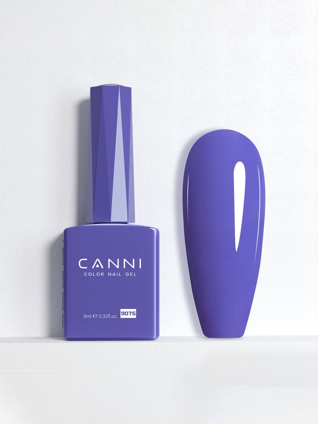 

CANNI Color Nail Gel UV LED Long Lasting Nail Polish 9ml - Shade 9075, Blue