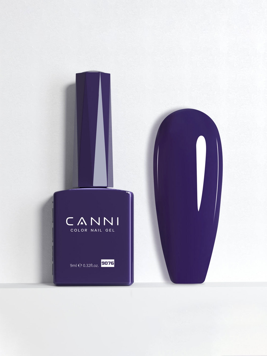 

CANNI Color Nail Gel UV LED Long Lasting Nail Polish 9ml - Shade 9076, Blue