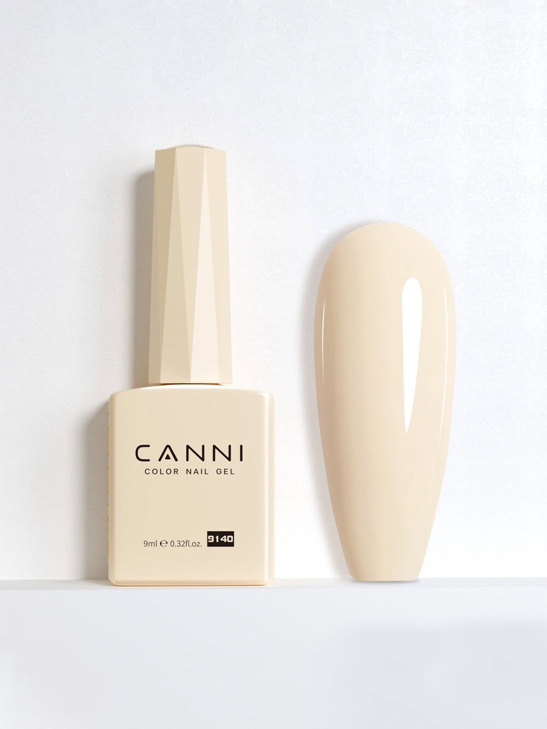 CANNI Color Nail Gel UV LED Long Lasting Nail Polish 9ml - Shade 9140, Nude