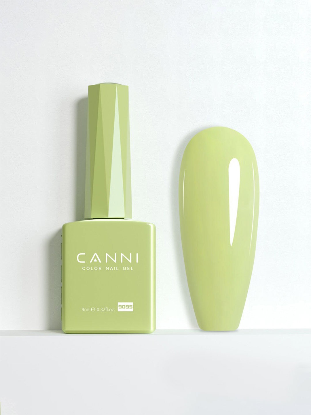 

CANNI Color Nail Gel UV LED Long Lasting Nail Polish 9ml - Shade 9095, Green