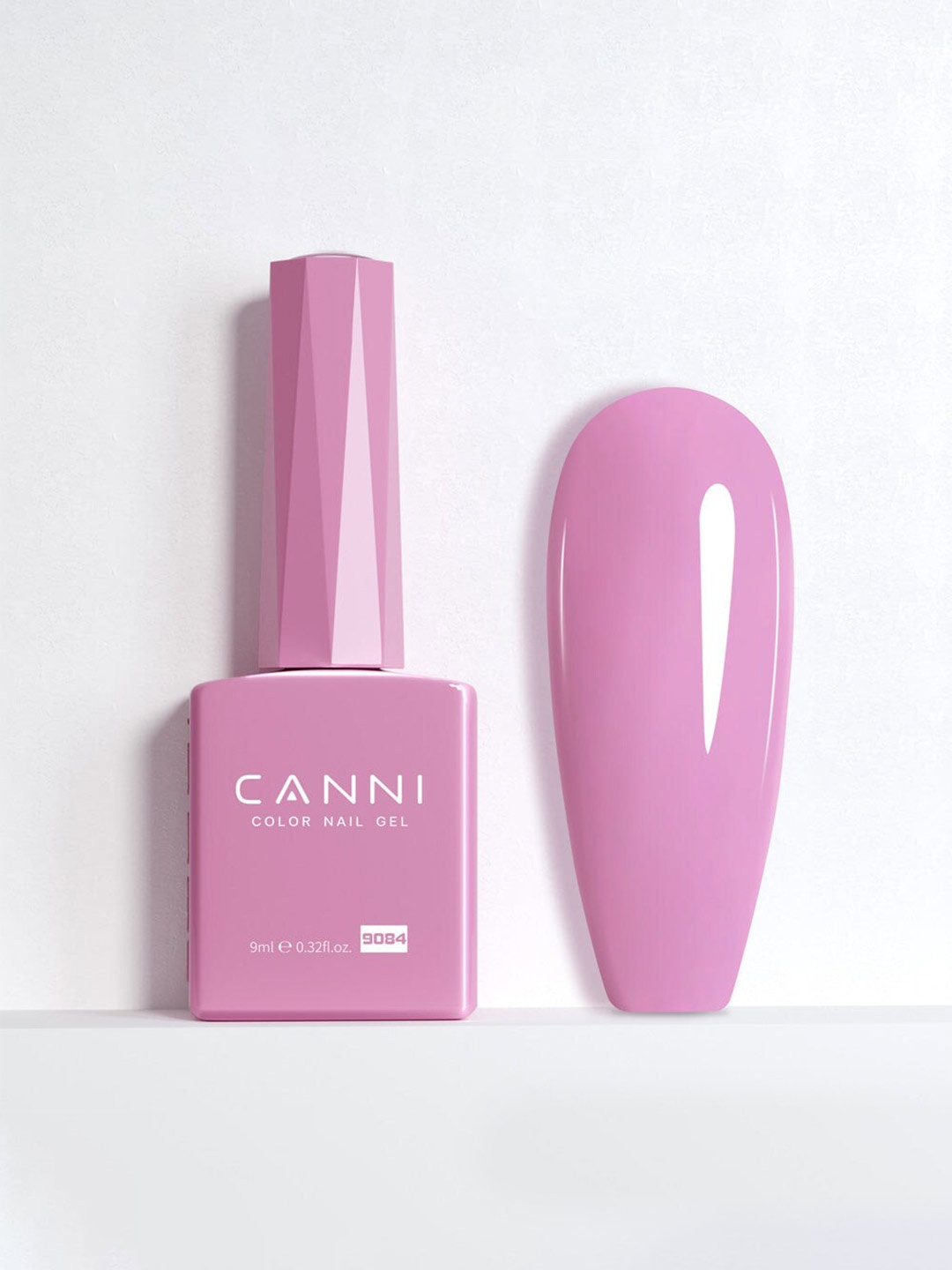 

CANNI Color Nail Gel UV LED Long Lasting Nail Polish 9ml - Shade 9084, Pink