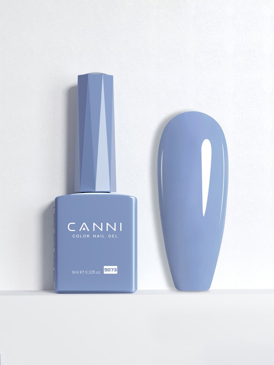 

CANNI Color Nail Gel UV LED Long Lasting Nail Polish 9ml - Shade 9073, Blue