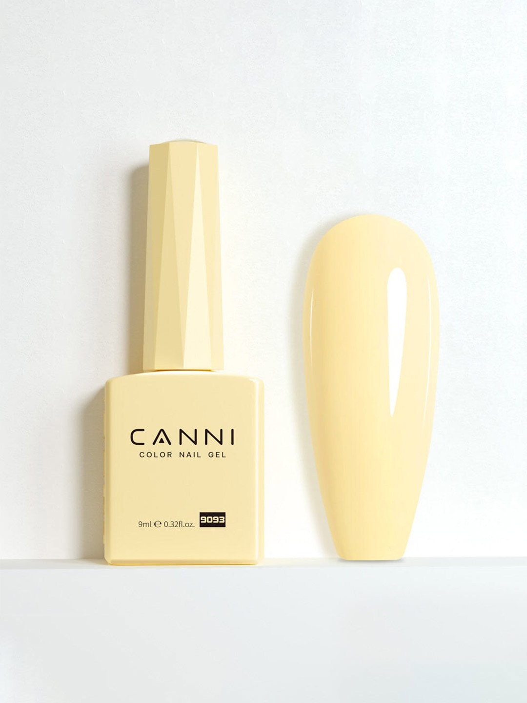 

CANNI Hema-Free Color UV LED Nail Gel Polish 9ml - Shade 9093, Off white