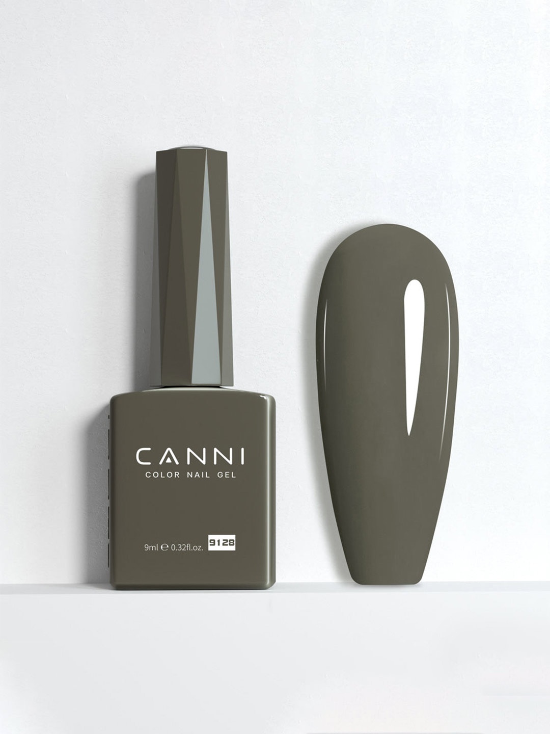 CANNI UV LED Color Nail Gel Polish - 9ml - 9128, Grey