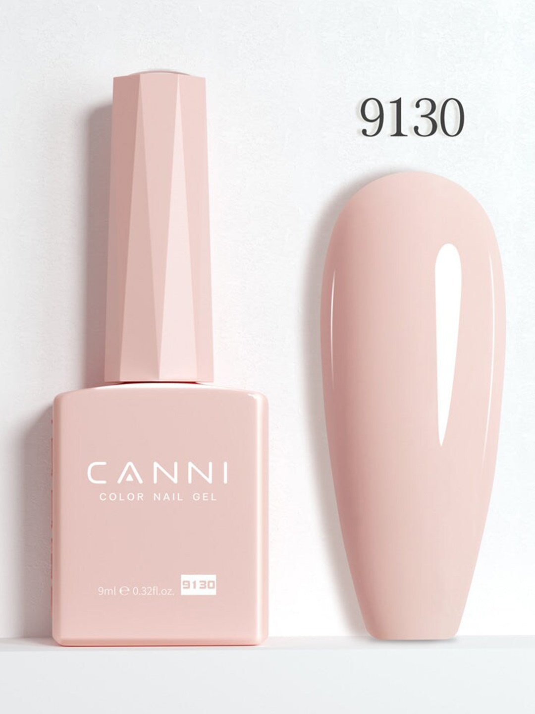

CANNI Hema Free Long Lasting Soak Off UV LED Gel Nail Polish 9ml - Shade 9130, Pink