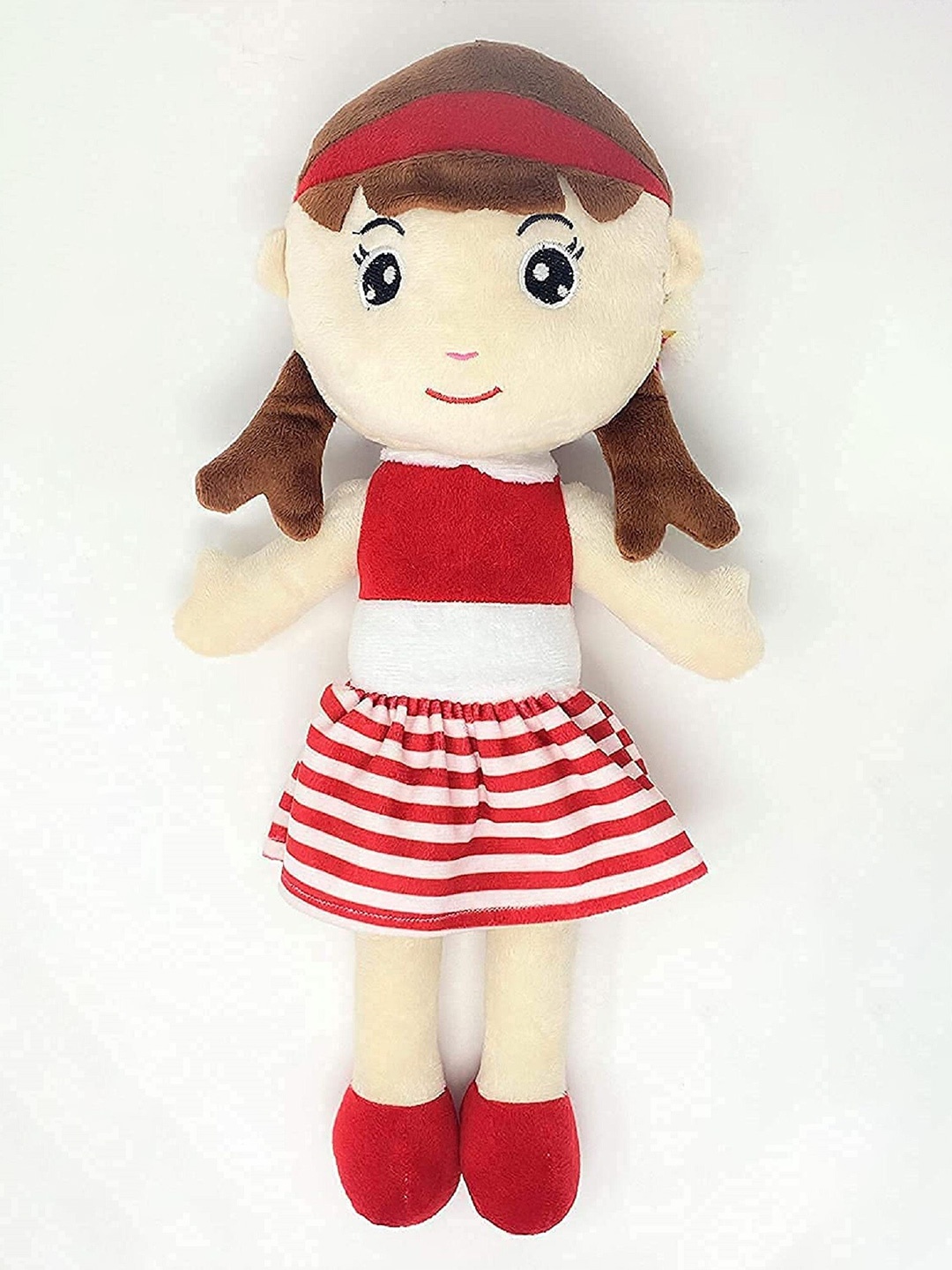 

BAESD Girls Sweet Doll Soft Toy, Red