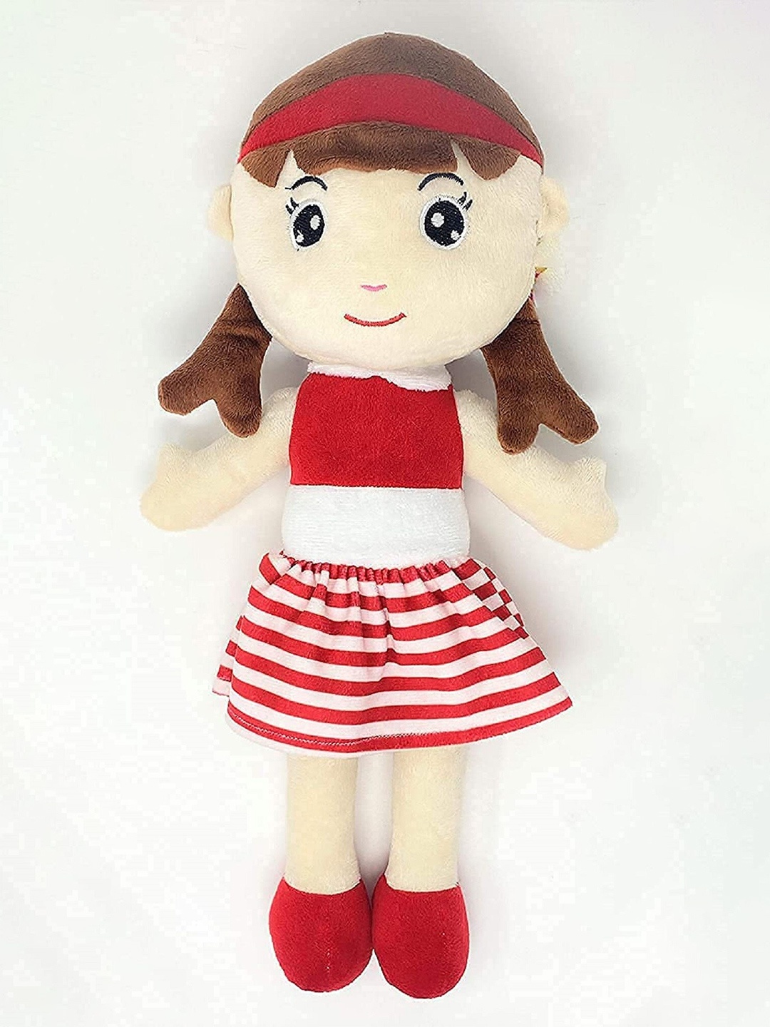 

BAESD Girls Non Allergic Soft Cute Sweet Doll, Red