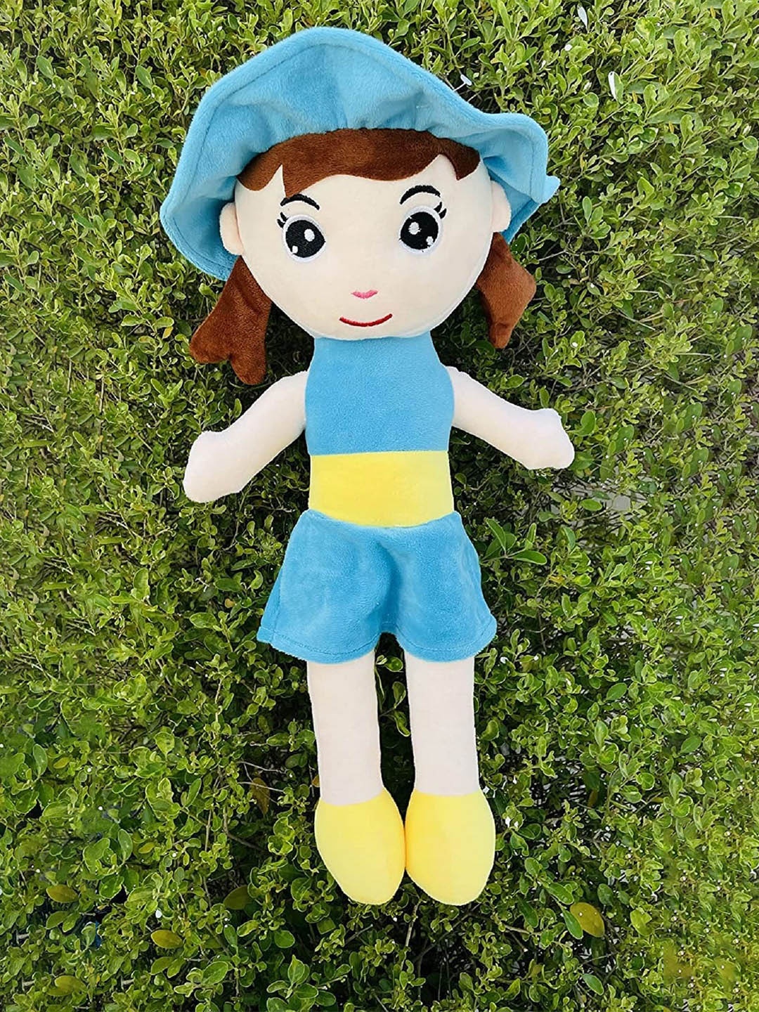 

BAESD Kids Super Soft Fabric Cap Doll, Blue