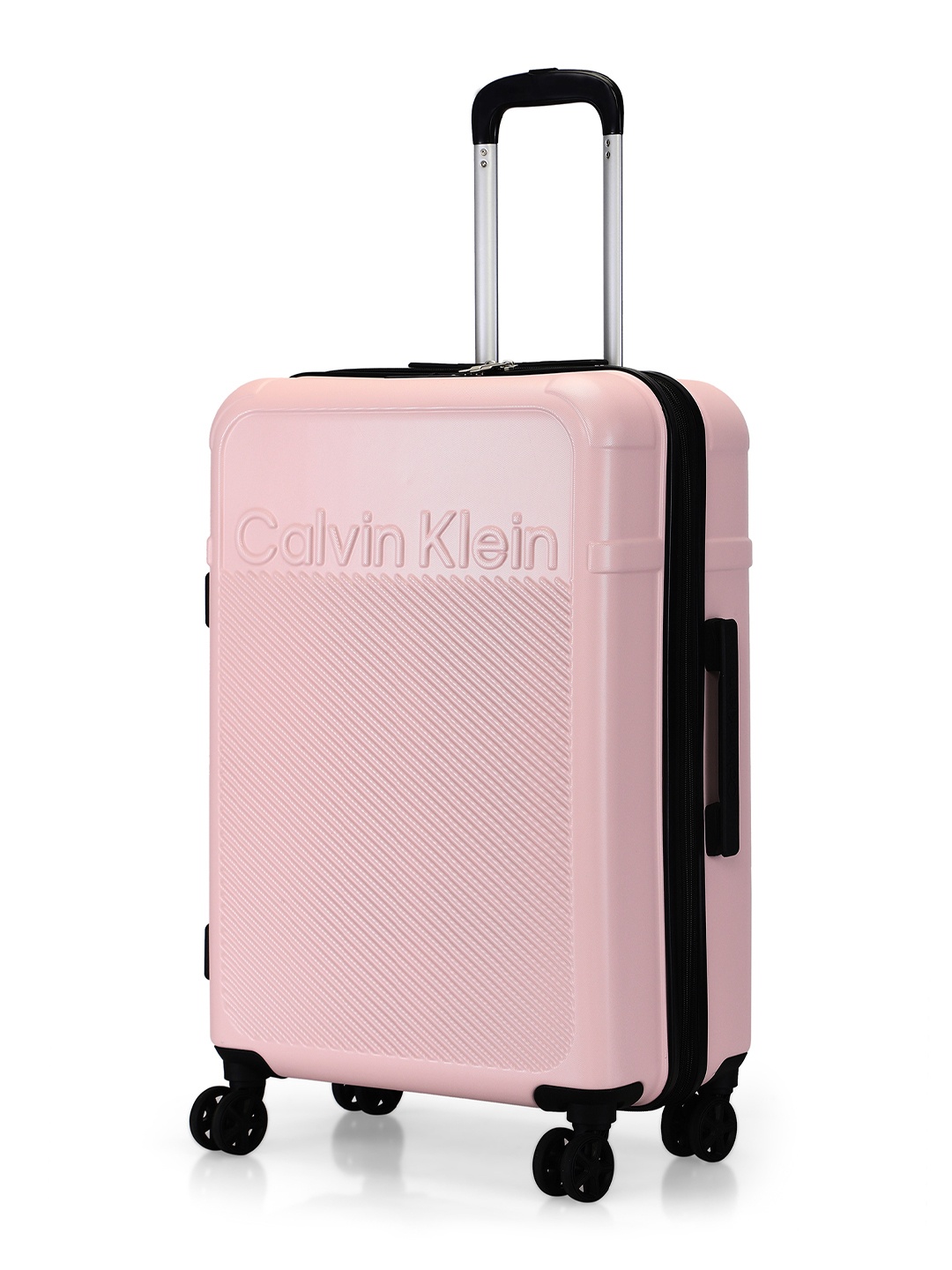 

Calvin Klein EXPRESSION Range Silver Pink Hard 24" Medium Luggage