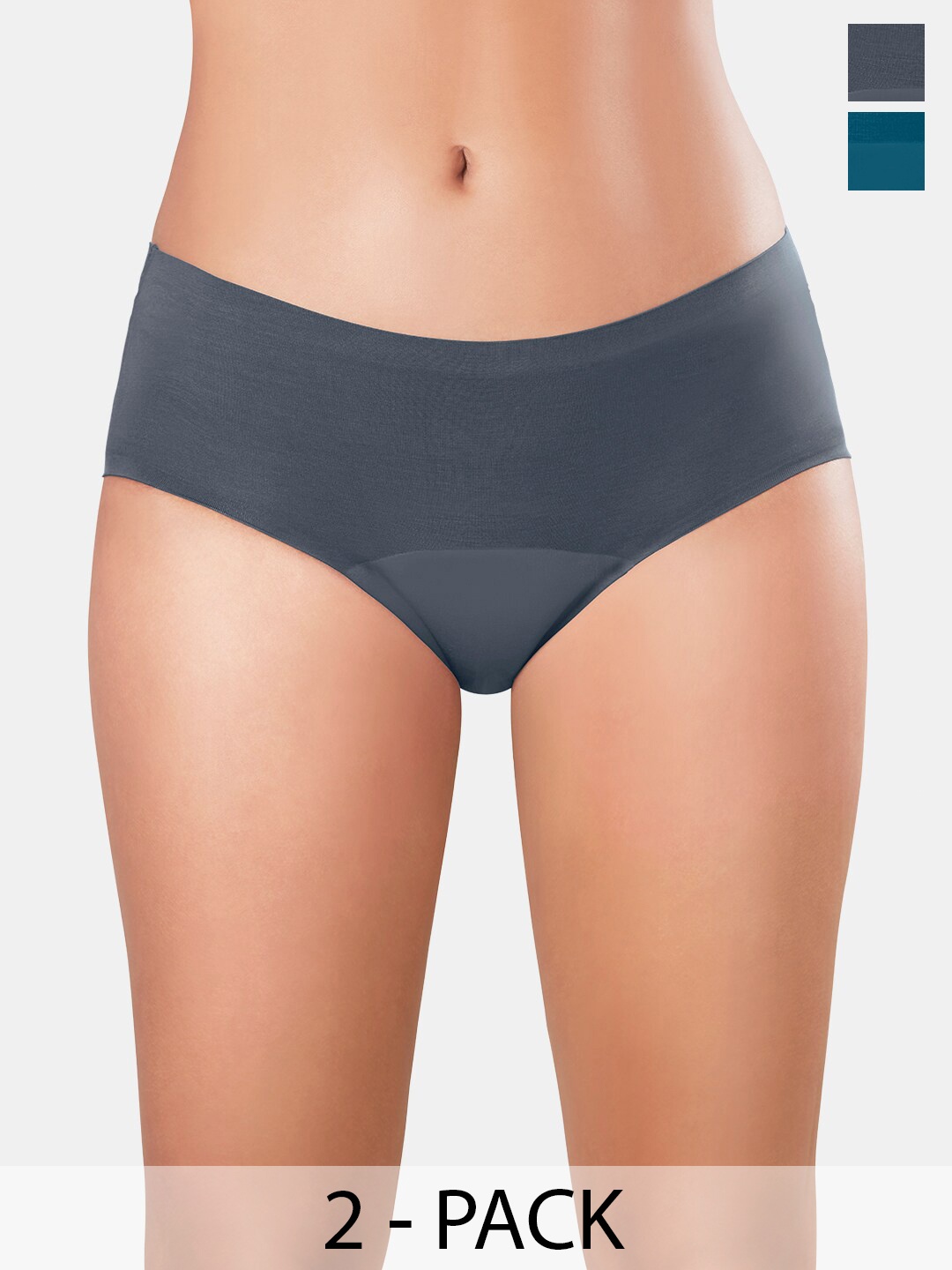 

Sonari Women's Full Coverage Period Briefs, Grey