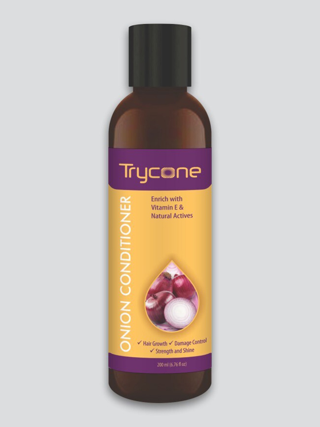 

Trycone Onion Conditioner With Vitamin E For Hair Growth - 200ml, Gold