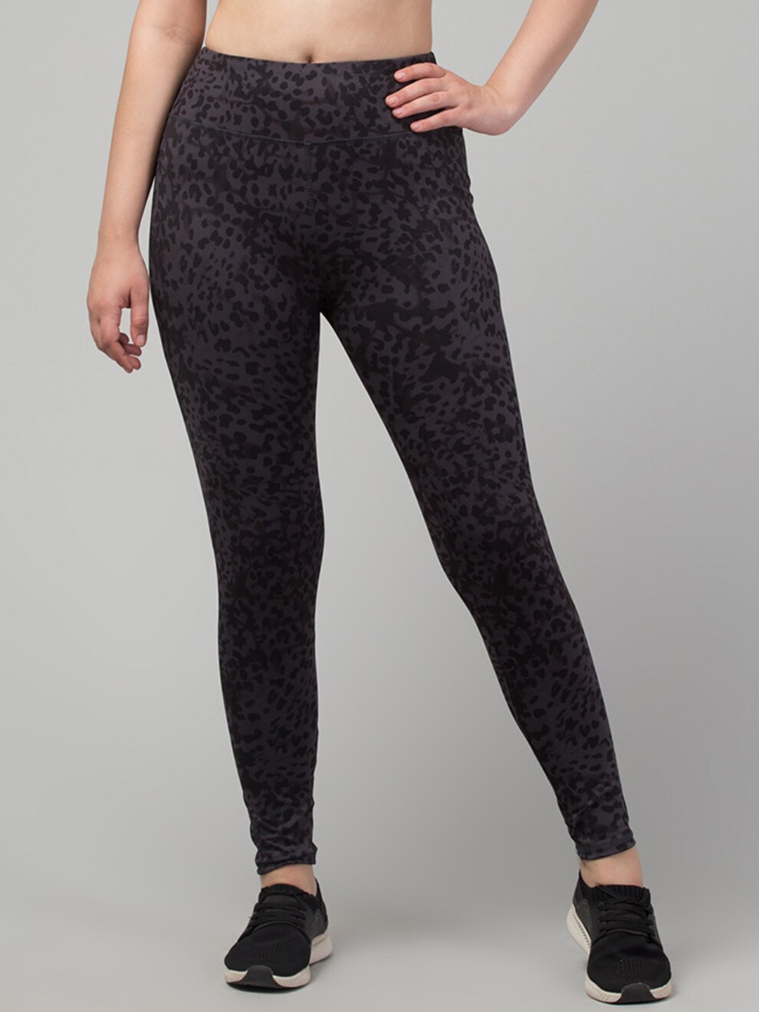 

Apraa & Parma Women Printed Slim-Fit Ankle-Length Dry Fit Yoga Tights, Mauve