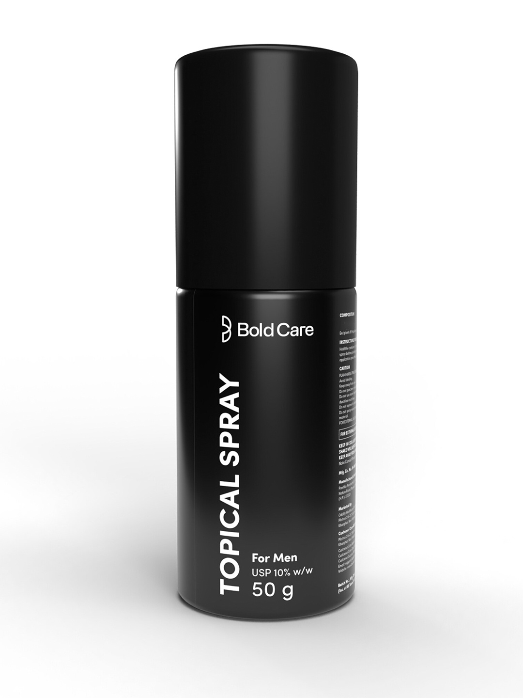 

Bold Care Men Lang Lost Topical Spray - 50 g, Black