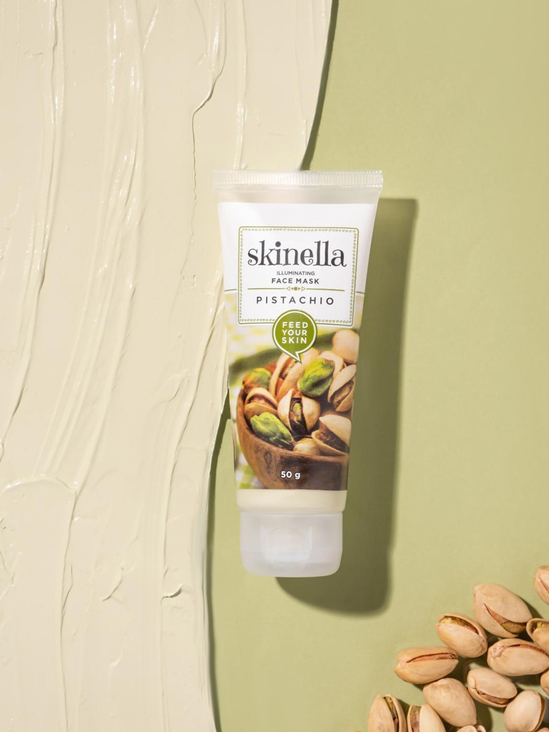 

skinella Pistachio Illuminating Face Mask - 50 g, Green