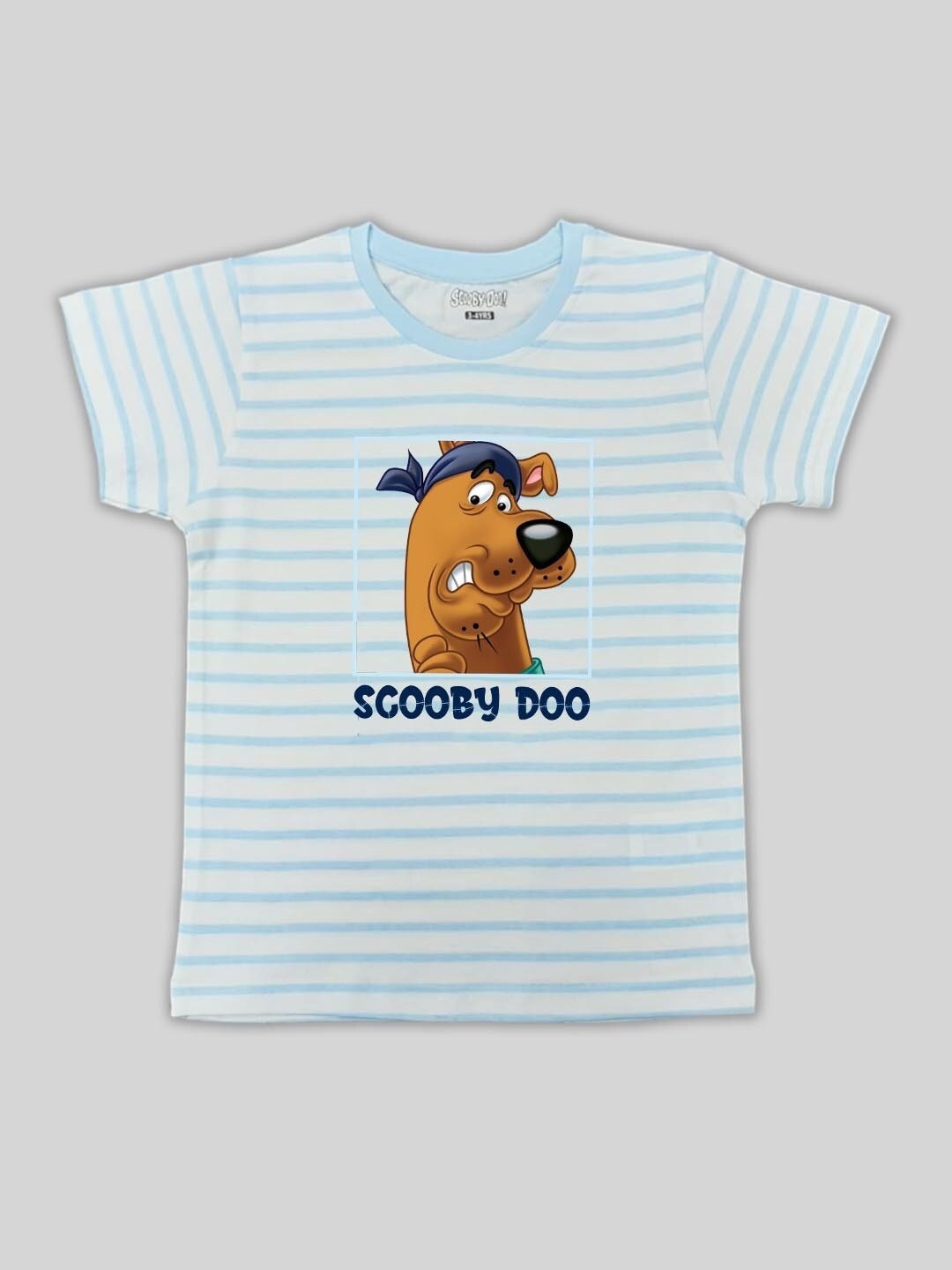 

Minute Mirth Boys Scooby-Doo Printed Cotton T-shirt, Blue