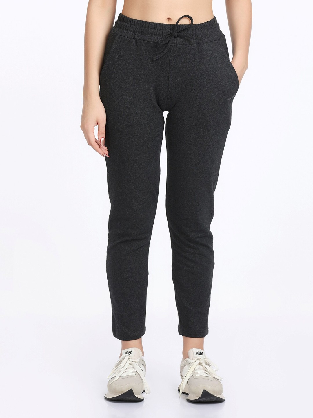

HILLBERG Women Mid Rise Track Pants, Grey
