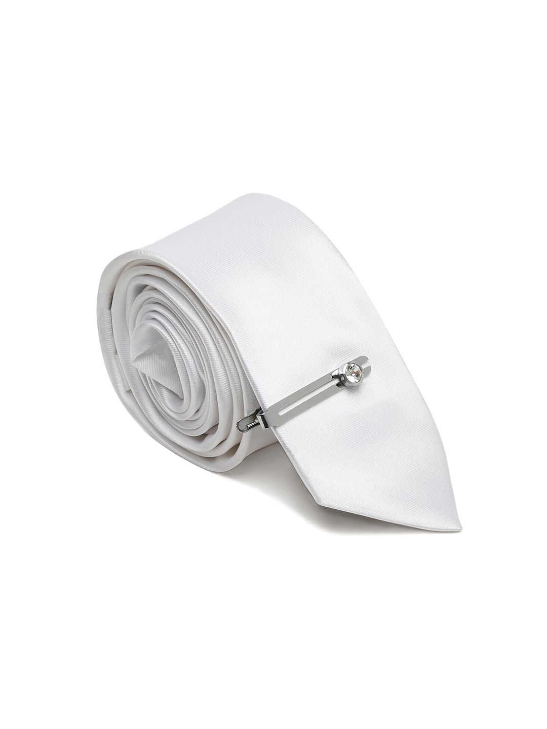 

LOUIS STITCH Men Italian Silk Necktie Accessory Gift Set, White