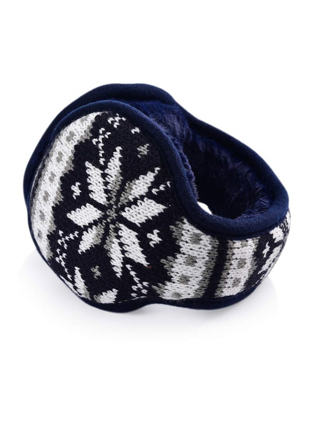 

EL REGALO Patterned Earmuff Headband, Black