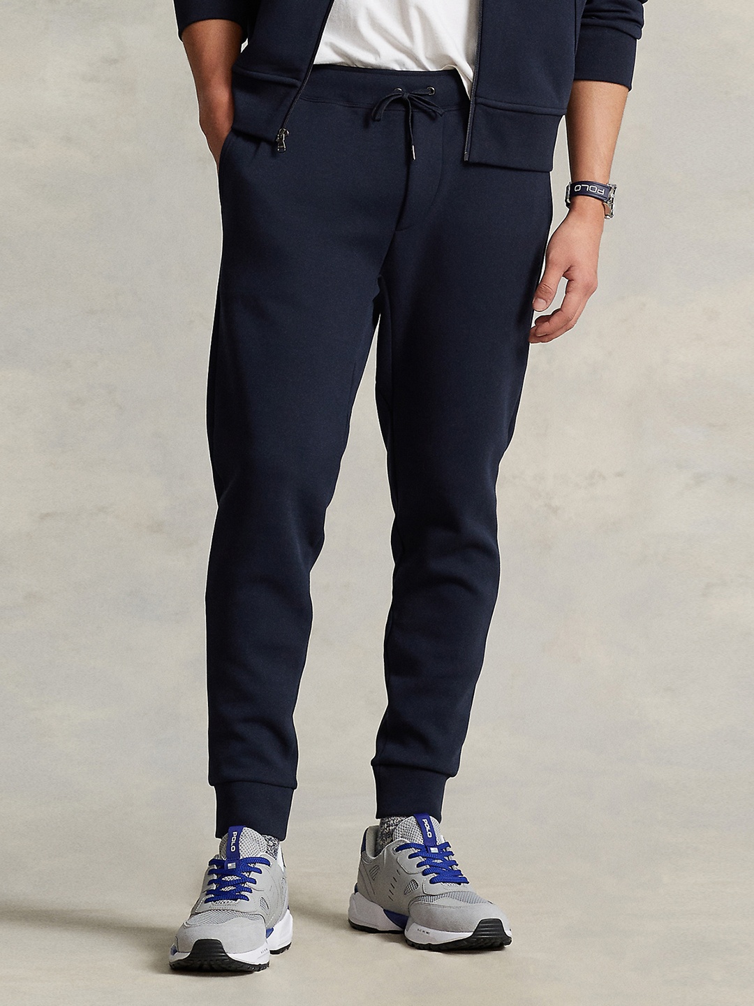 

Polo Ralph Lauren Men Mid-Rise Easy Wash Cotton Jogger, Navy blue