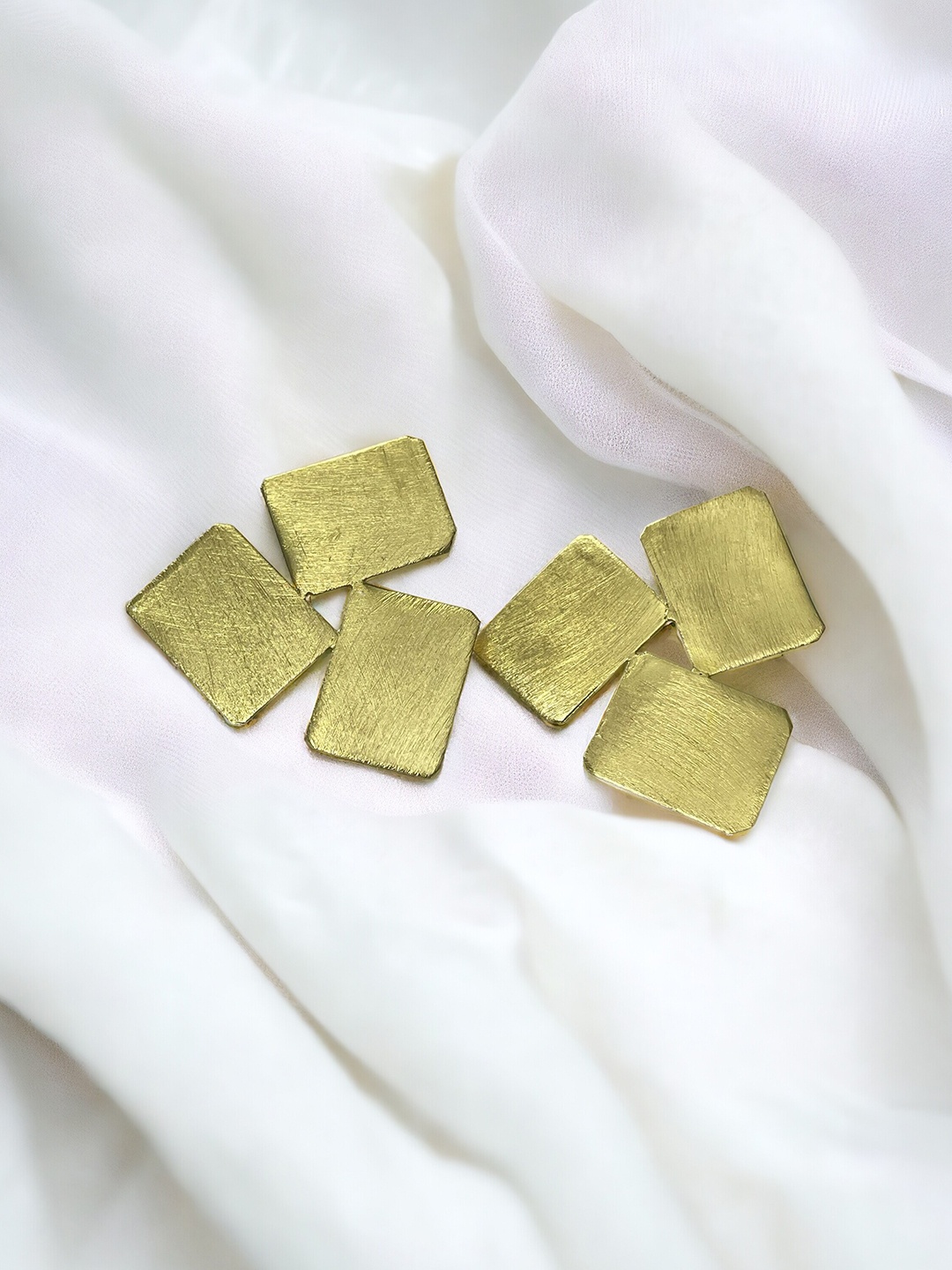 

ISHKAARA Gold-Plated Geometric Drop Earrings
