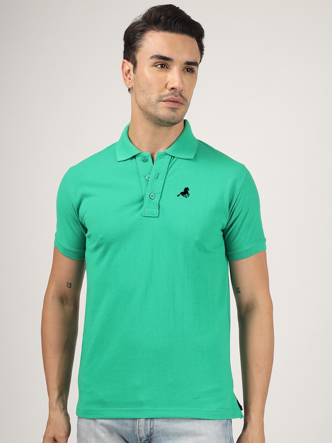 

Greylongg Richard Paadler 31 Short Sleeves Polo Collar T-shirt, Green