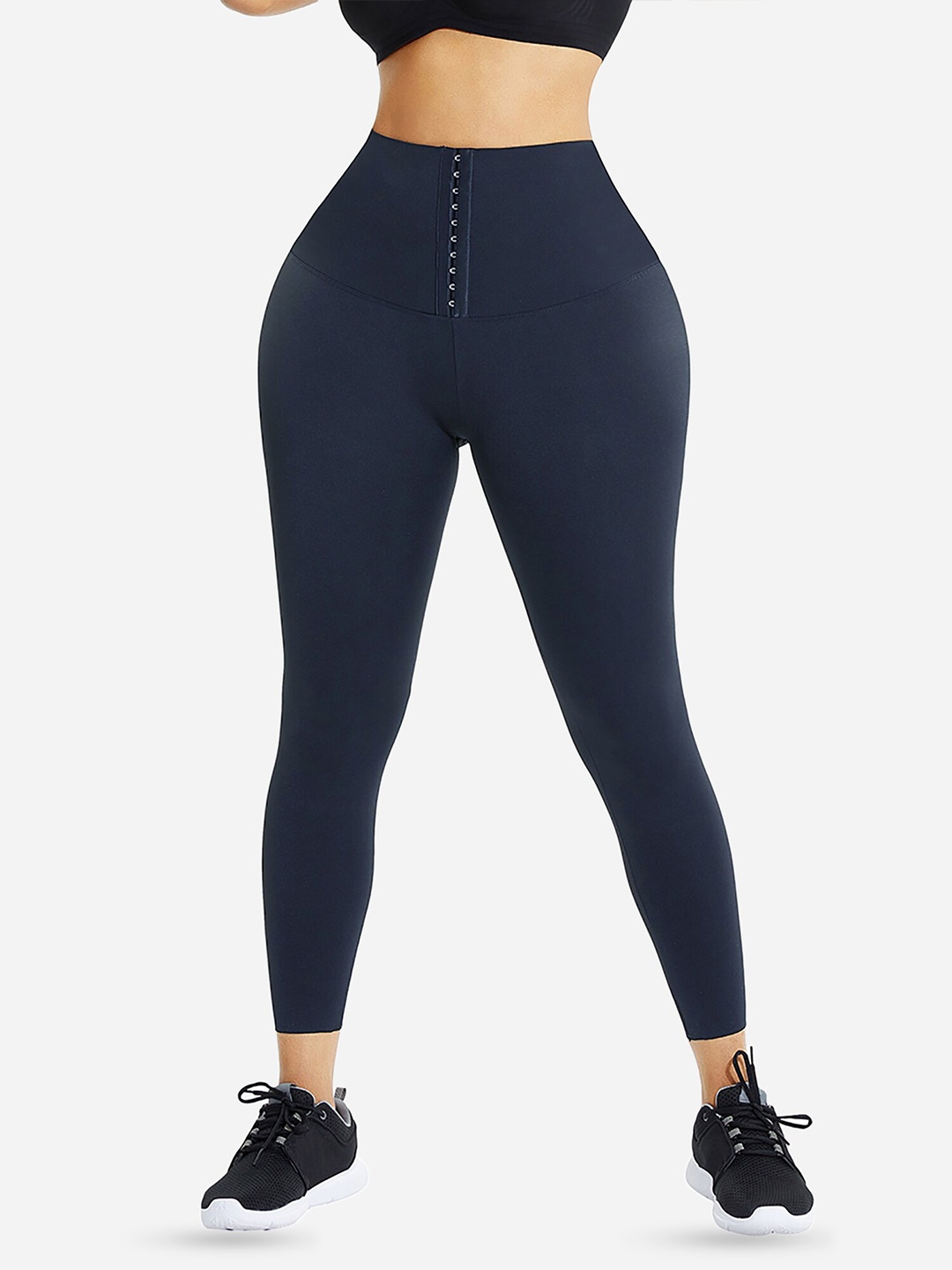 

Bellofox Women High-Rise Ankle-Length Yoga Tights, Blue