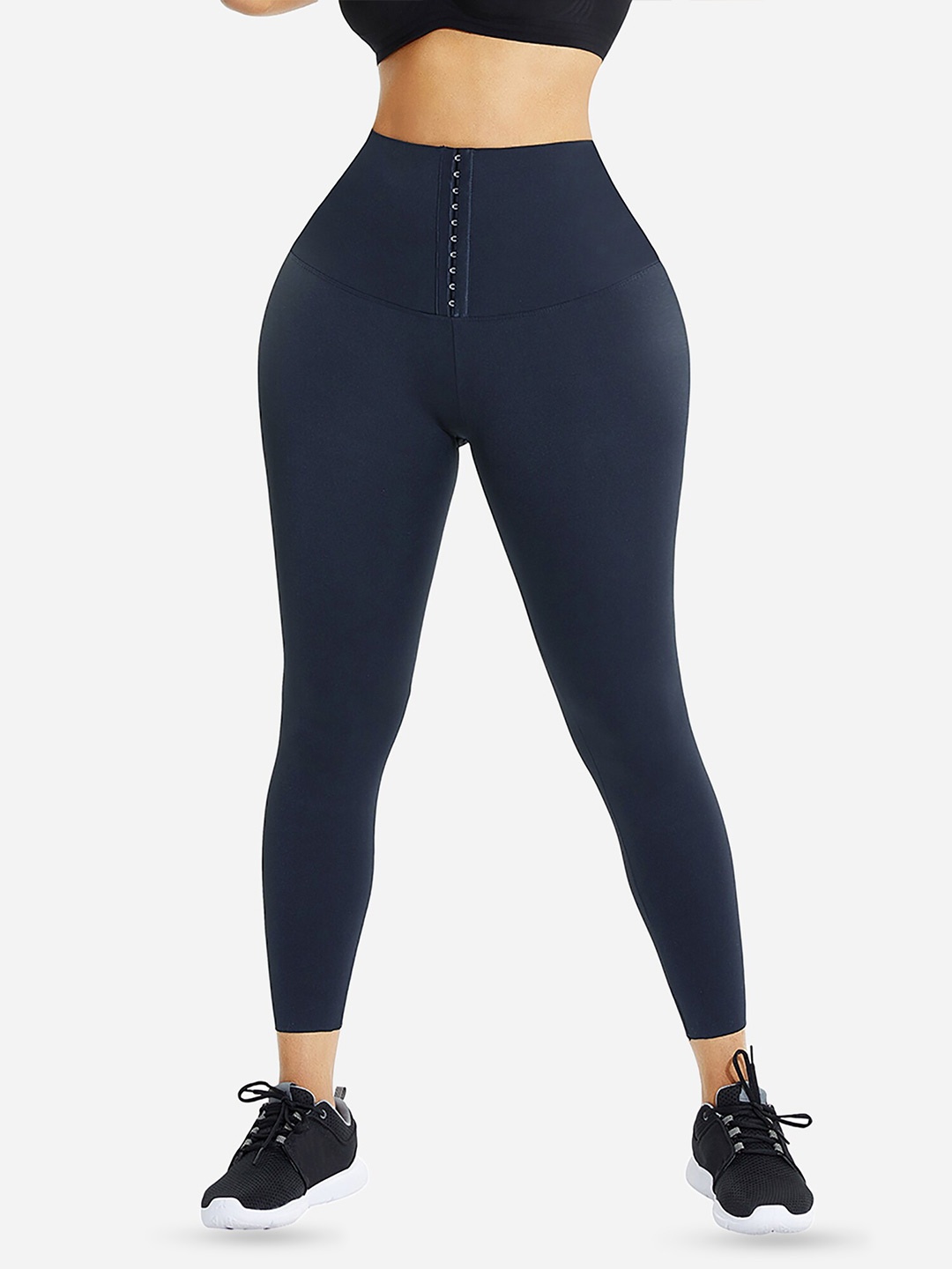 

Bellofox Women Navy Blue High-Rise Ankle-Length Yoga Tights