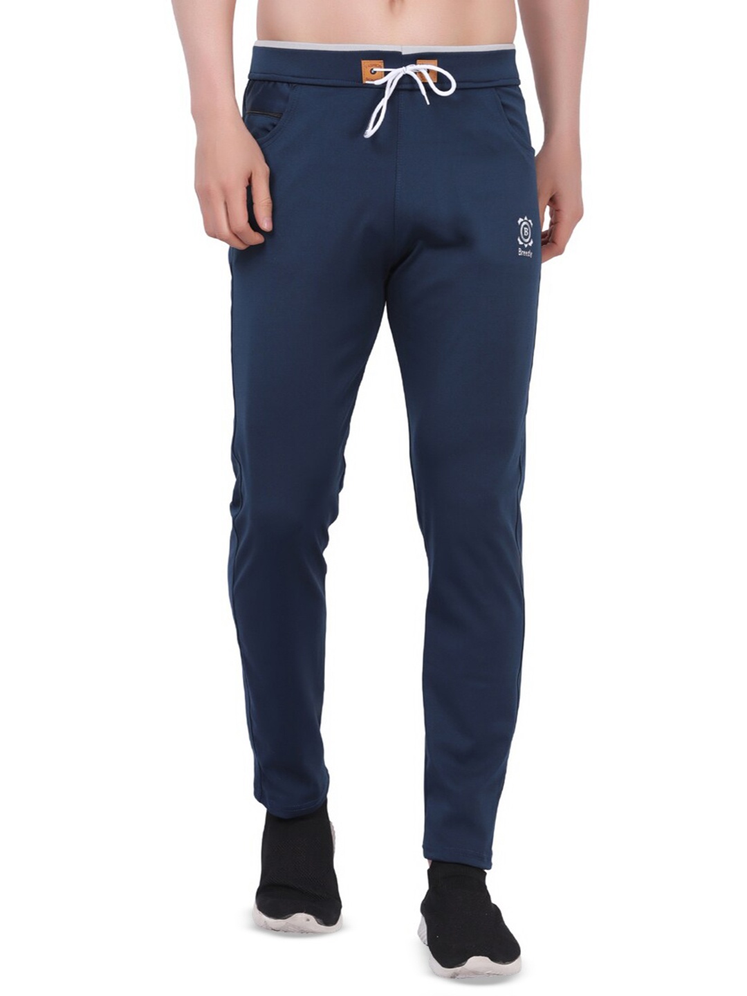 

Breezly Men Dry Fit Track Pants, Blue