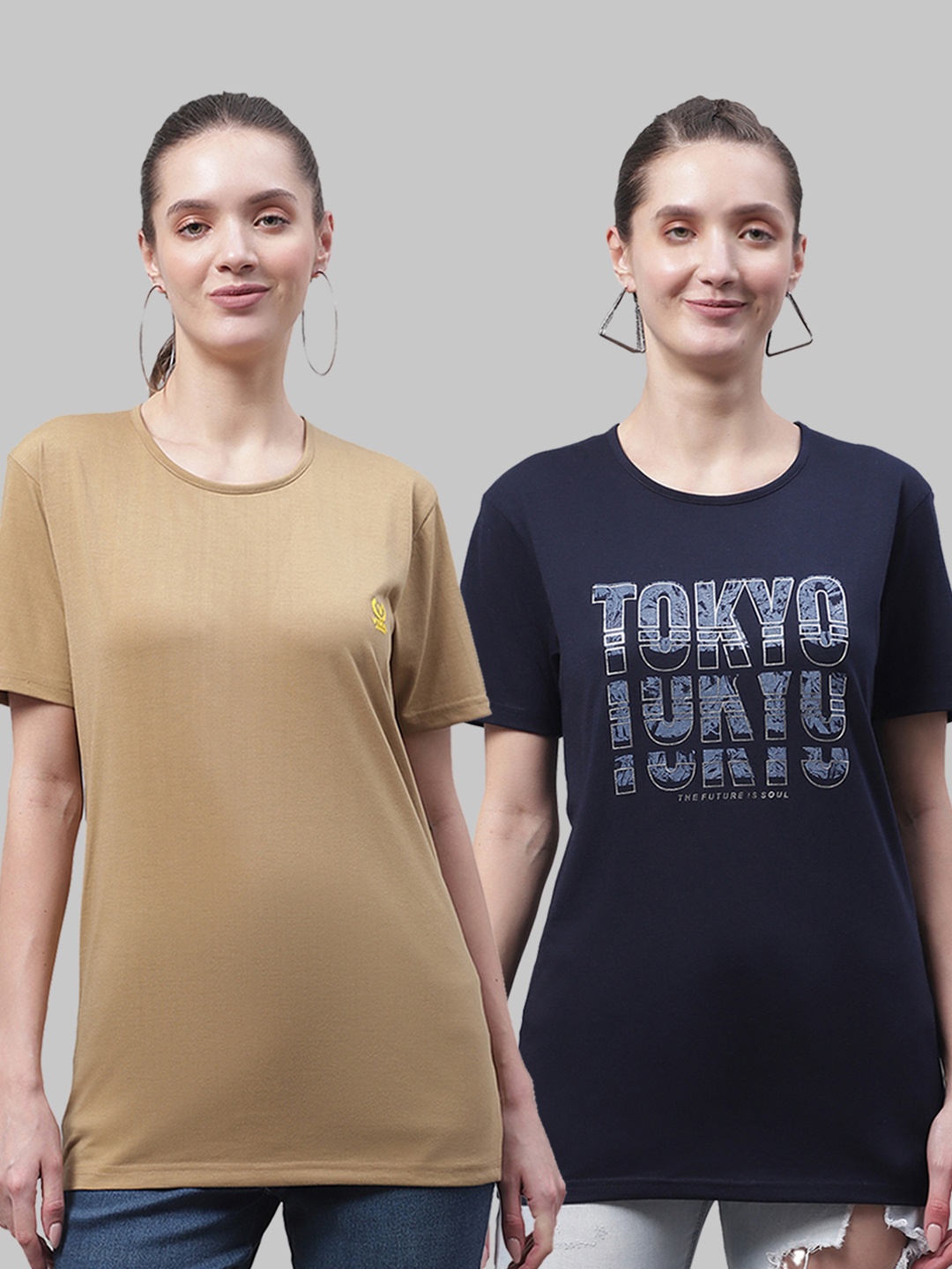 

MACK JONNEY Pack Of 2 Short Sleeves Cotton T-shirtPack Of 2 Cotton T-shirt, Beige