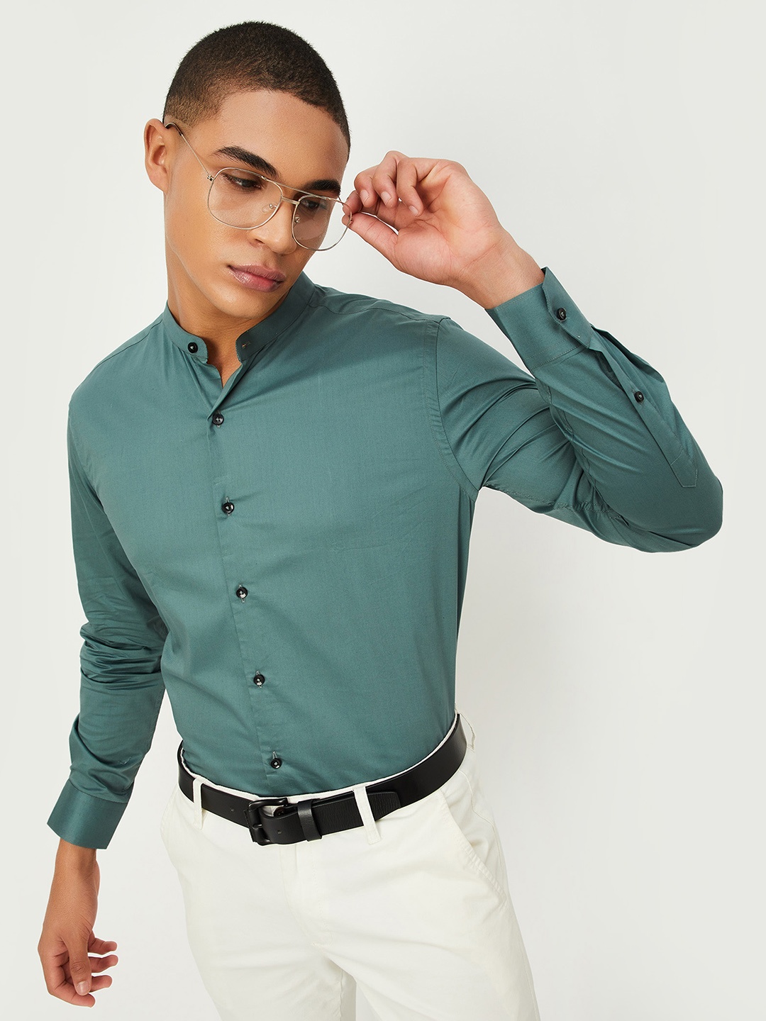 

max Cotton Casual Shirt, Maroon