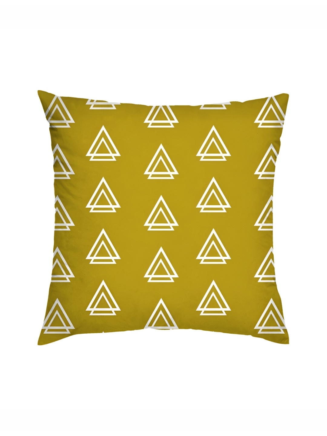 

HOMADORN Mustard & White 5 Pieces Printed Square Cushion Covers