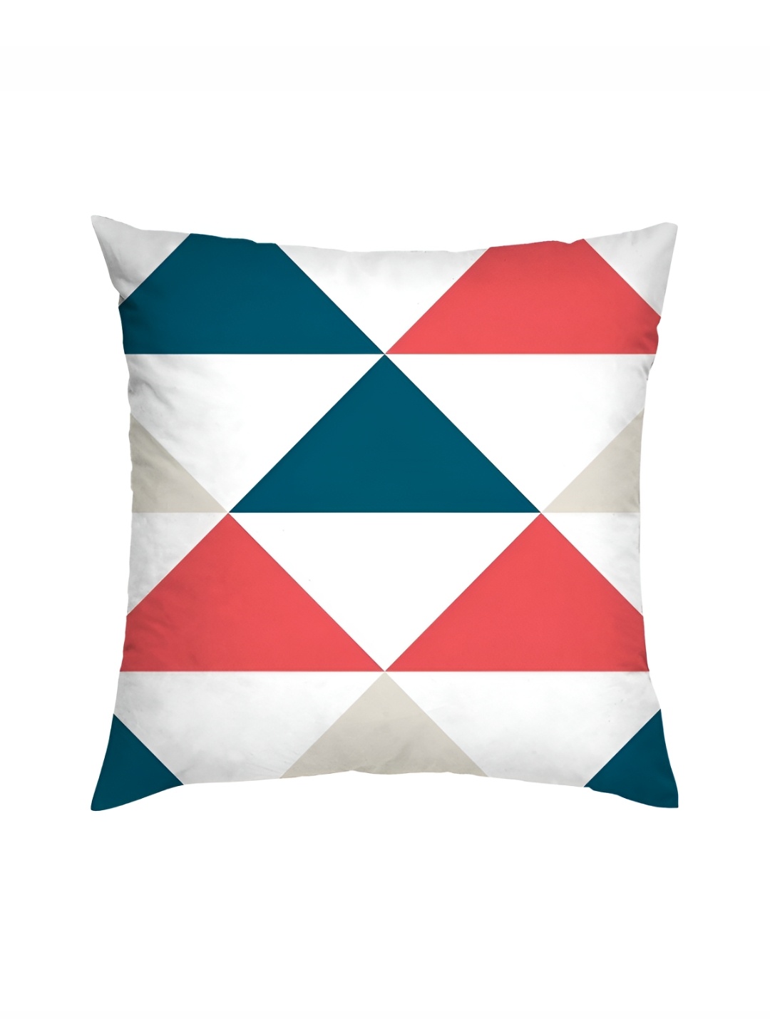 

HOMADORN White & Rust 5 Pieces Printed Square Cushion Covers