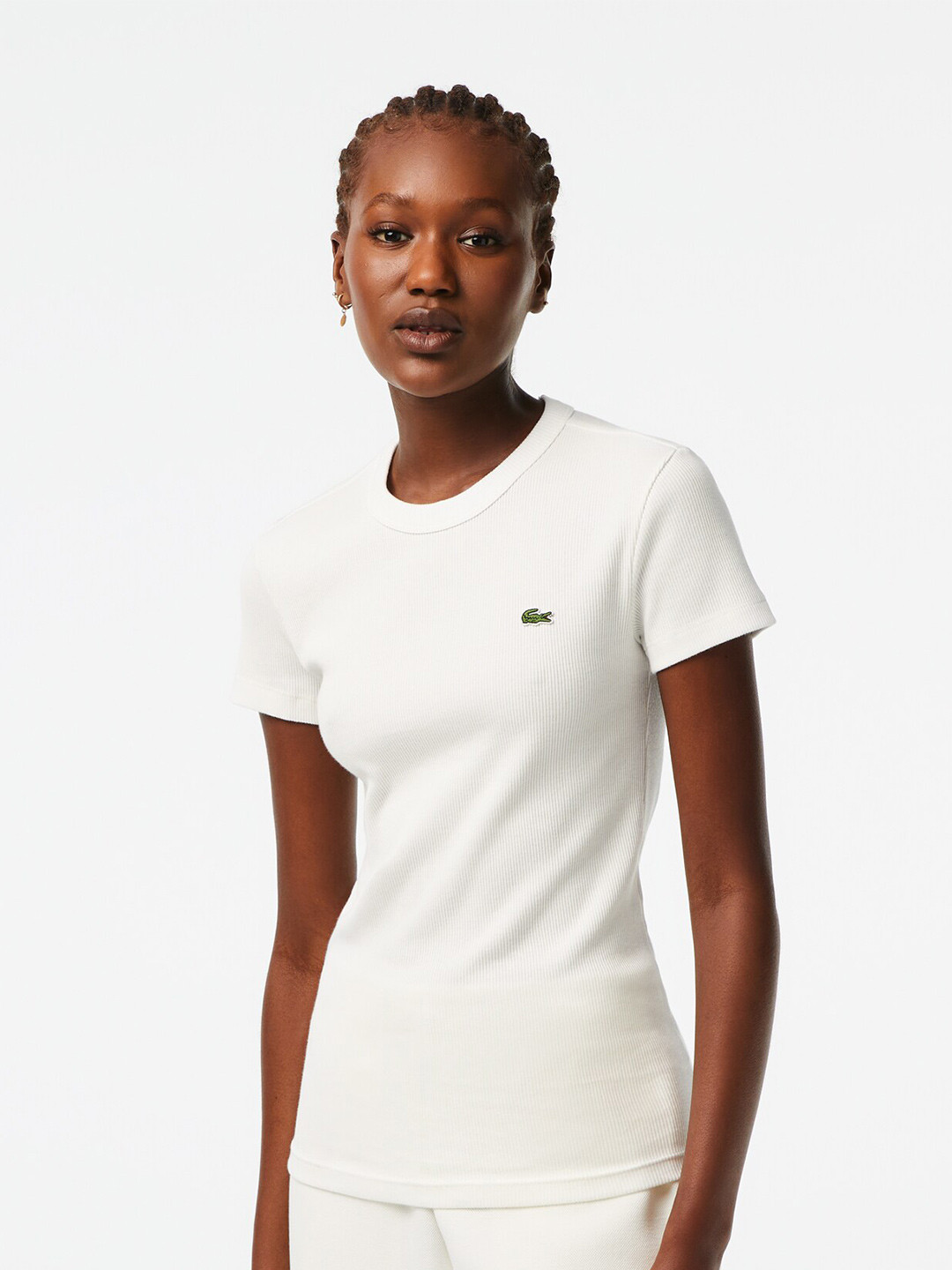 

Lacoste Cotton Slim Fit T-shirt, White