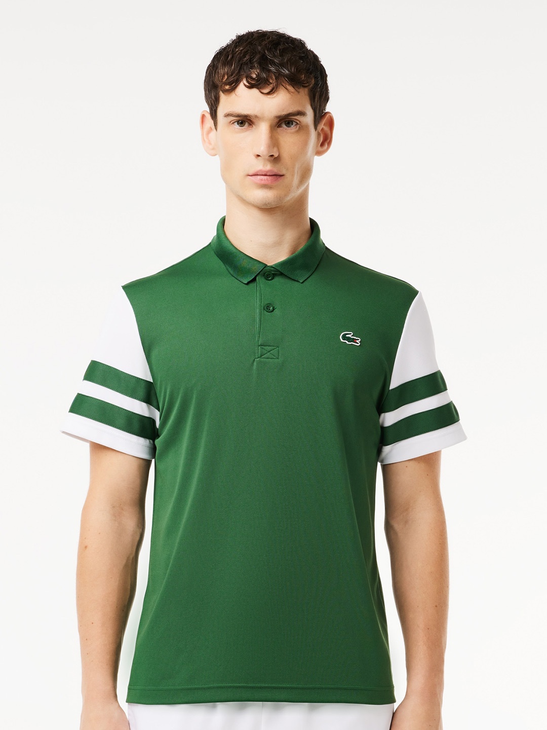 

Lacoste Polo Collar Applique T-shirt, Green