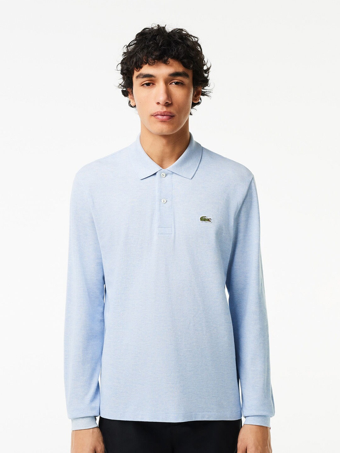 

Lacoste Polo Collar Cotton Applique T-shirt, Blue