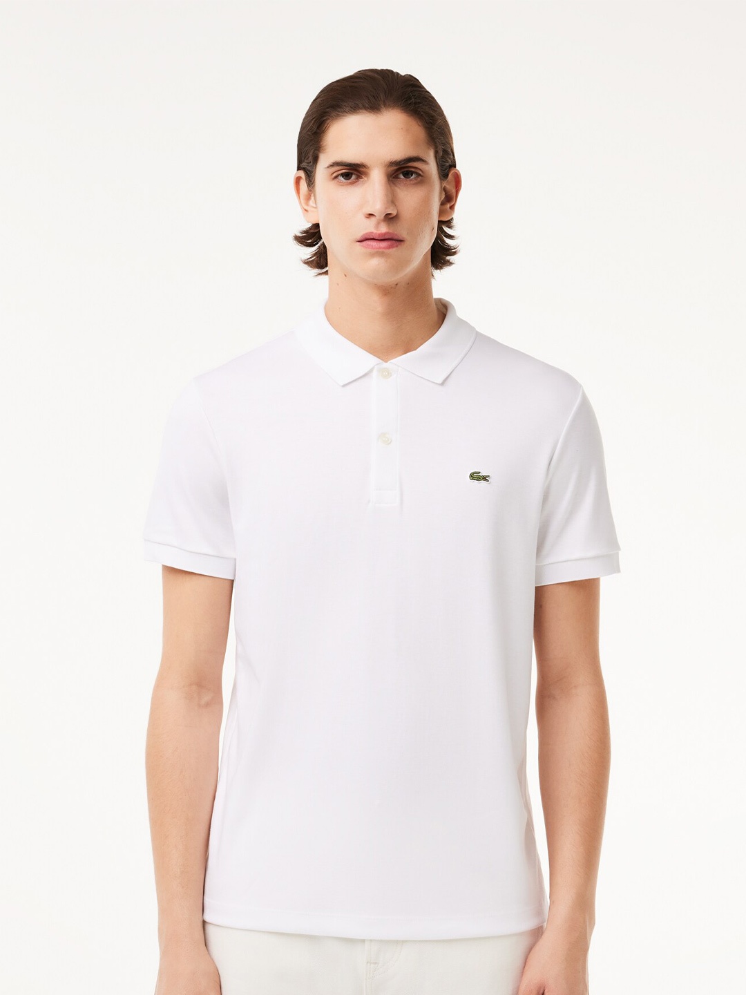 

Lacoste Polo Collar Cotton T-shirt, White