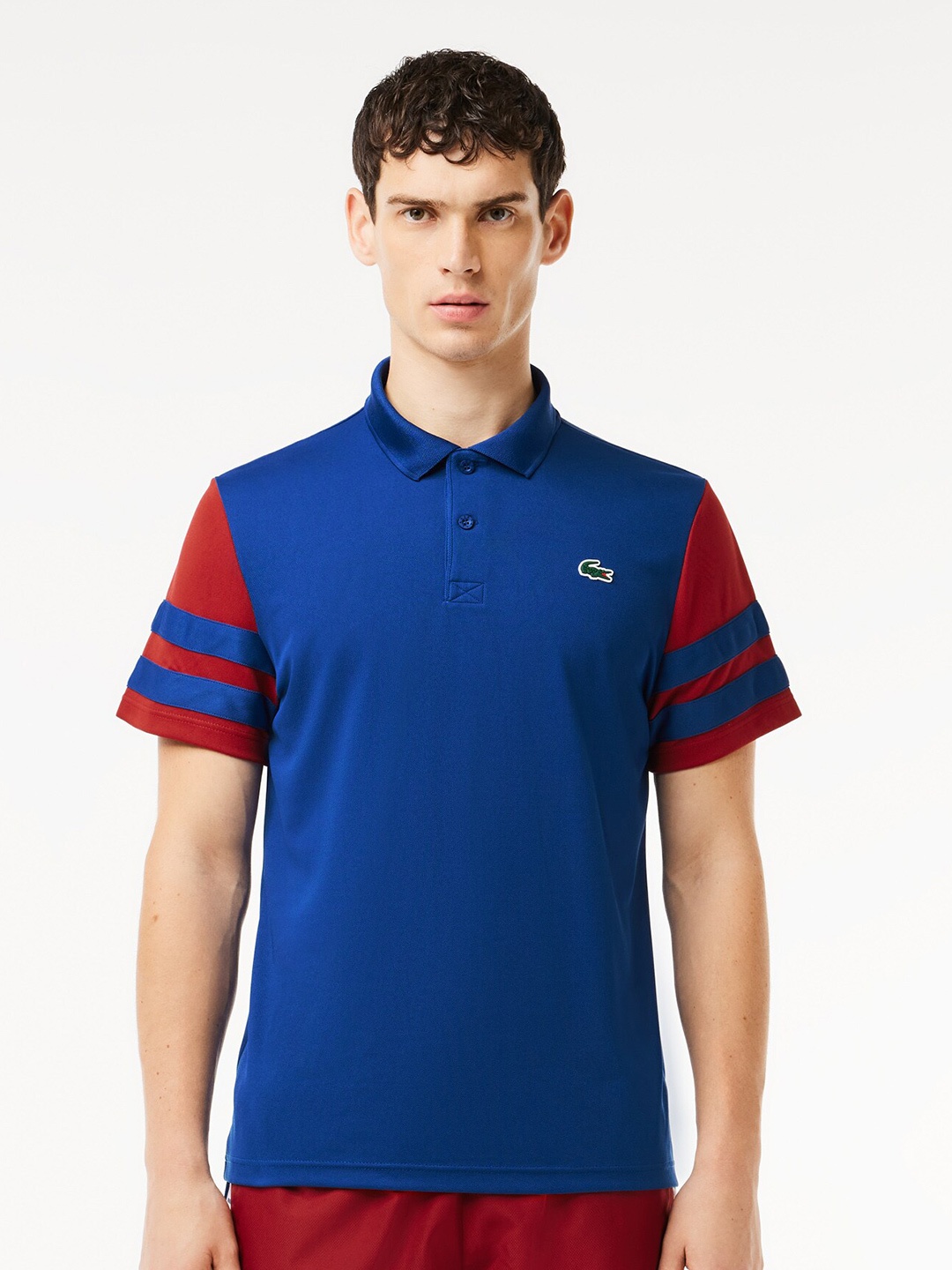 

Lacoste Tennis Performance Polo Collar Ultra-Dry T-shirt, Blue