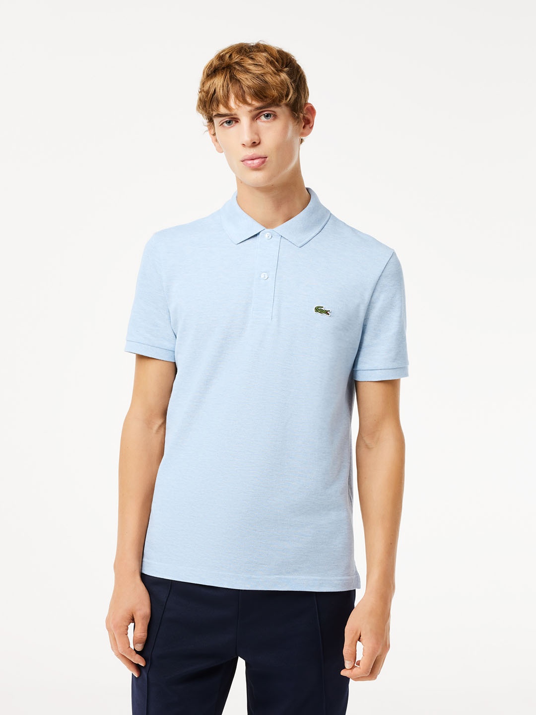 

Lacoste Polo Collar Cotton Slim Fit T-shirt, Blue