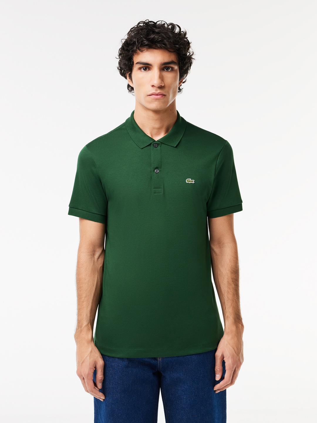 

Lacoste Polo Collar Cotton Regular Fit Casual T-shirt, Green