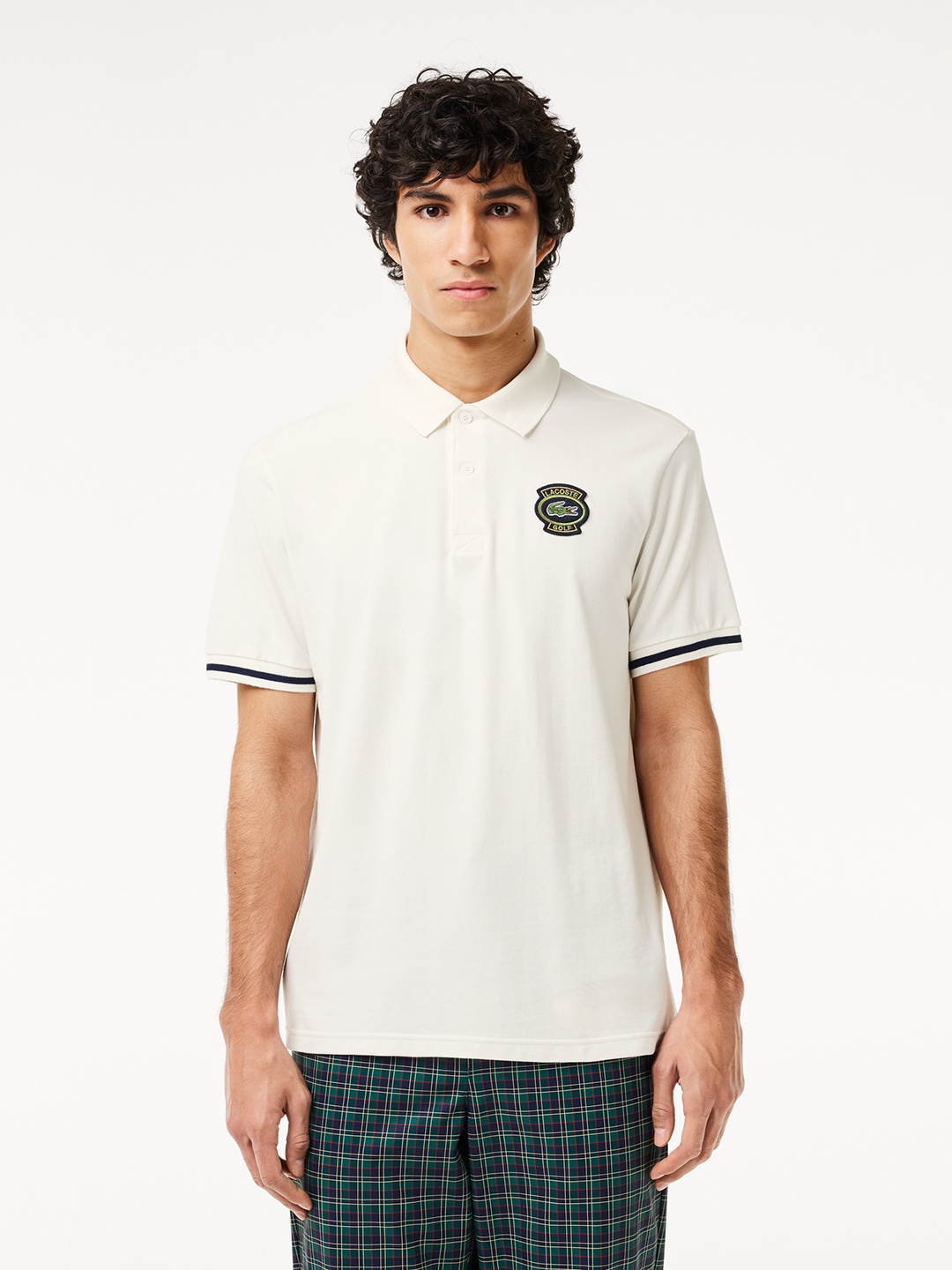 

Lacoste Polo Collar Short Sleeves Ultra Dry Regular T-shirt, White