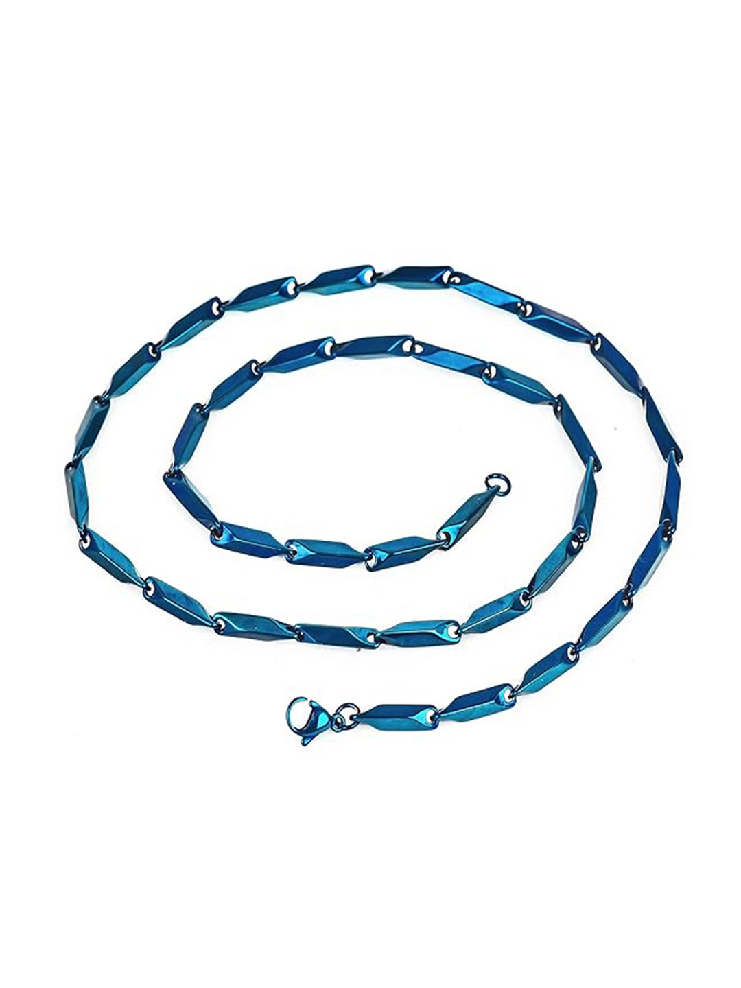 

MEENAZ Men Silver Plated Stainless Steel Chain