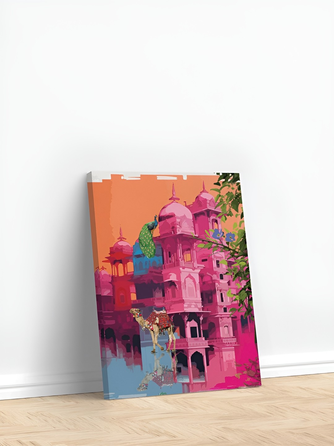 

Art Street Pink & Orange Abstract Wall Paintings