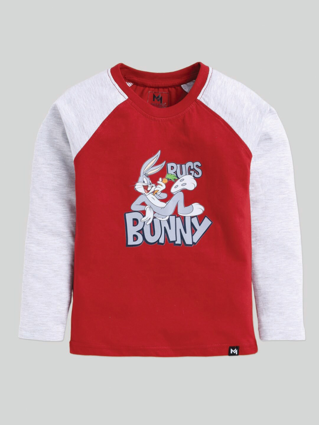 

Minute Mirth Boys Printed Round Neck Cotton T-shirt, Maroon